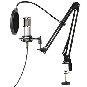 Micrófono de Condensador Profesional con Cable, Iluminación RGB Inteligente, Tecnología DSP con Cancelación de Ruido para Grabación de Sonido en Vivo y Teléfono - Product Image 5
