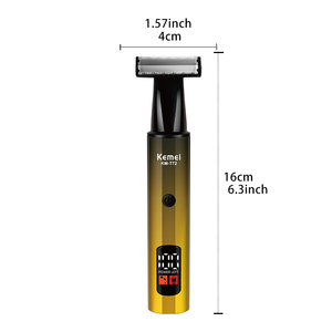 Kemei KM-T72 1600mAh 7000 vòng/phút 3 Wát điện Beard Cutter Head có thể thay thế mini Shaver có thể sạc lại dao cạo nhỏ đầy đủ chứng nhận - Product Image 2