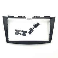 Cadre audio de voiture en acier inoxydable pour Suzuki Virara Swift Jimny Ignis Ciaz Wagon-Navigation GPS et aide à l'inversion