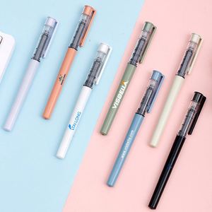 Bolígrafo de Gel de Tinta Negra de 0.5mm de Alta Calidad, Personalizable con Logotipo, para Oficina y Escuela, Disponible en Azul, Naranja, Dorado, Blanco y Verde - Product Image 1