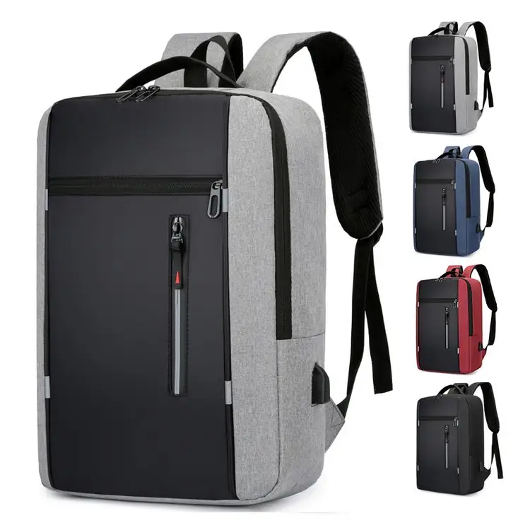 Wholesale Men Casual Computer Waterproof School Rucksack Bag Polyester Laptop Backpack