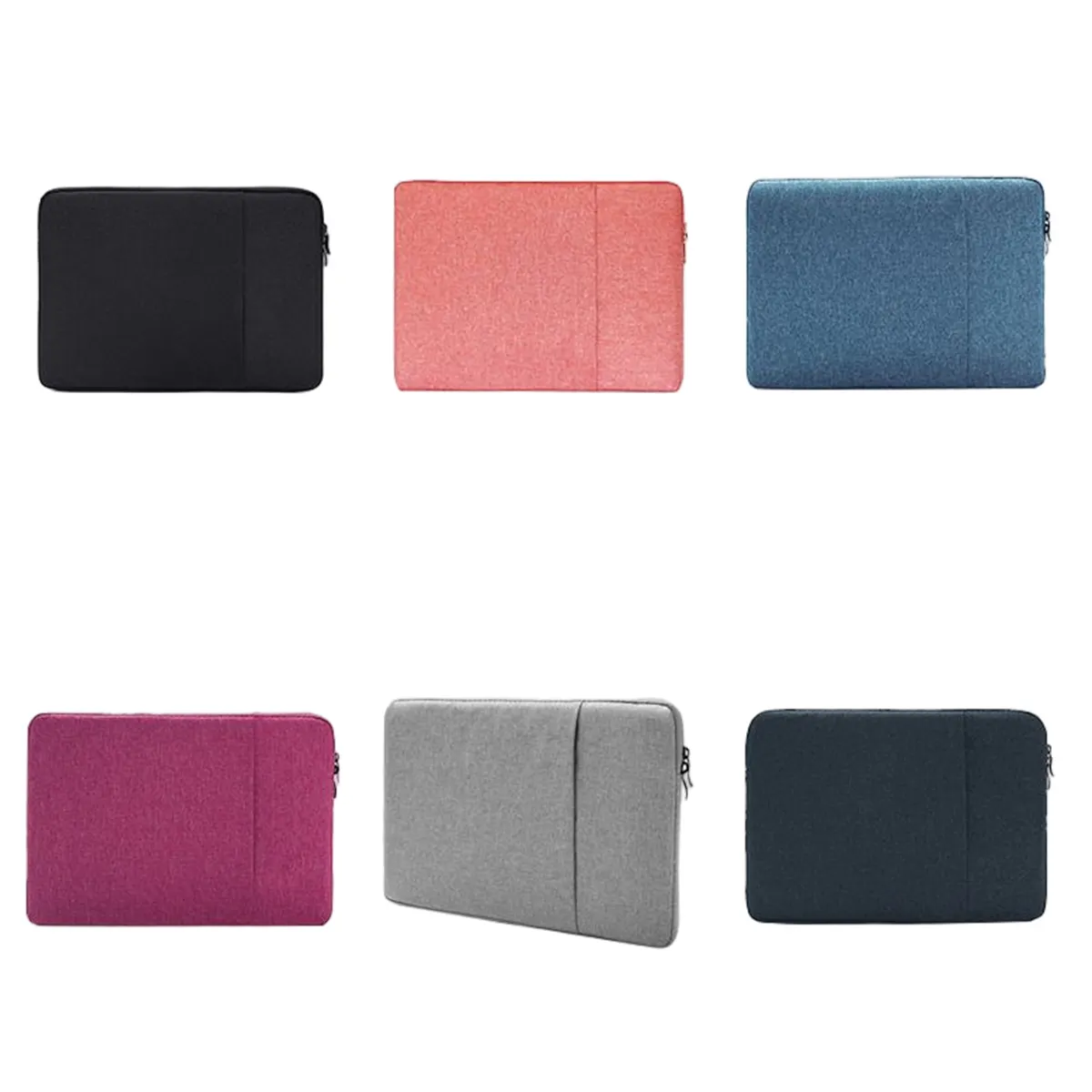 Quick Wholesale Waterproof Velvet Fabric 11 13 14 15 15.6 16 17 Inch Oxford Fabric Ladies Laptop Hand Sleeve Case Bags