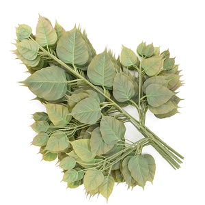 Ramo Artificiale Flessibile a Forma di Foglia di Bodhi Realistica per Decorazioni Paesaggistiche Interne ed Esterne - Product Image 6