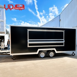 Rimorchio Mobile per Alimenti, Chiosco per Hot Dog, Furgone per Hamburger, Chiosco Fast <span class=keywords><strong>Food</strong></span> con Aria Condizionata, <span class=keywords><strong>Food</strong></span> <span class=keywords><strong>Truck</strong></span> con <span class=keywords><strong>Costi</strong></span> di Spedizione Ridotti - Product Image 1