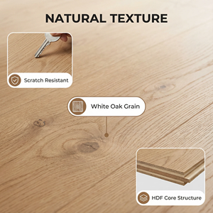<span class=keywords><strong>Suelo</strong></span> <span class=keywords><strong>Laminado</strong></span> Resistente al Agua y al Desgaste con 8 mm de Grosor y Clasificación de Abrasión AC4 para Uso Residencial y Comercial - Product Image 4