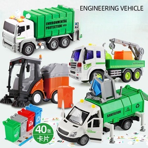 2025 nuovo <span class=keywords><strong>camion</strong></span> della spazzatura alimentato ad attrito di plastica <span class=keywords><strong>giocattolo</strong></span> con luci <span class=keywords><strong>giocattolo</strong></span> <span class=keywords><strong>camion</strong></span> della spazzatura del bambino giocattoli per bambini - Product Image 6