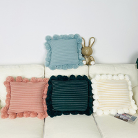 Großhandel Luxus quadratische Stickerei Blumen kissen bezüge Kissen für Sofa Home Decoration
