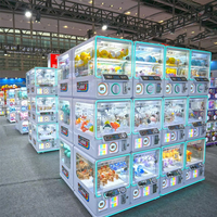 Distributeur automatique de jouets Gacha, distributeur de capsules, griffe attrapeur de prix, système multifonctionnel à monnayeur pour centre de jeux