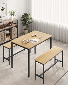 <span class=keywords><strong>VASAGLE</strong></span>-<span class=keywords><strong>Table</strong></span> et banc de salle à <span class=keywords><strong>manger</strong></span> moderne et peu encombrants, meubles en bois, ensemble de <span class=keywords><strong>table</strong></span> nordique - Product Image 3