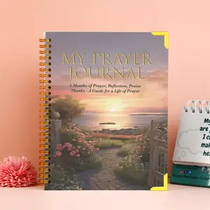Impresión personalizada planificador de oración Afirmación Diaria espiritual gratitud Cuidado Personal reflexión manifestación Biblia diario cuaderno