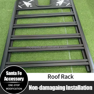 Accesorios de coche Portadores de carga de aluminio de alta calidad Plataforma de equipaje Portaequipajes para Hyundai Santa <span class=keywords><strong>Fe</strong></span> - Product Image 2