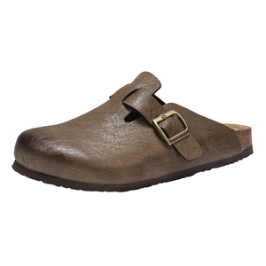 Nouvelles mules orthopédiques de luxe Bostona 024 avec semelle intérieure en liège souple, respirantes, amortissantes, soutien de la voûte plantaire et massage, unisexe - Product Image 1