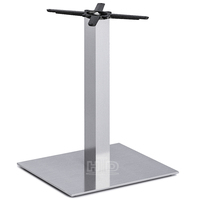Meilleure vente Tube en acier inoxydable avec boulon Base de table Salle à manger en métal Hôtels Salon extérieur Maison Bureau Maison Bar Entrepôt