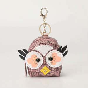 Bolso Mini de Anime de PU de Cuero con Mosquetón, Diseño de Muñeca Tejida 3D, Llavero y Colgante para Bolso, Regalo Promocional, ¡Venta Caliente! - Product Image 3