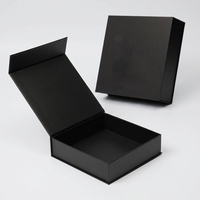 Boîte cadeau en papier rigide pliable magnétique avec doublure en éponge, taille personnalisée, impression multicolore pour vêtements, chaussures et cosmétiques