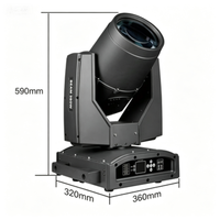 STSLITE-IP65 Éclairage de scène à faisceau mobile étanche 380XL 600W avec triple prisme 8+16+24 DMX pour concerts et événements extérieurs