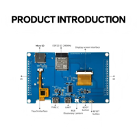 Papan Pengembangan AIoT ESP32 Layar Sentuh TFT IPS RGB 4.3 Inci 800*480/480*272 Arduino LVGL WIFI BLe Uart Modul Pintar