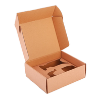 Emballage en carton ondulé personnalisé en forme d'avion pour tasses, mugs, pots à thé et bouteilles en verre avec fermeture magnétique