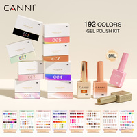 CANNI CC1-CC8 Nouveauté : Kit de vernis à ongles UV en gel sans HEMA ni TPO, 30 pièces/ensemble, pour usage professionnel en salon de manucure