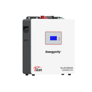 แบตเตอรี่ Super 100Ah 51.2V แบบติดผนัง สามารถต่อพ่วงกันได้ สำหรับระบบสำรองไฟฟ้าแบบออฟกริด พร้อมระบบจัดการแบตเตอรี่อัจฉริยะ (Smart BMS) สำหรับใช้ในบ้าน กำลังไฟ 5-10 กิโลวัตต์ มาตรฐาน IP21 - Product Image 4