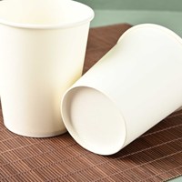 Gobelets en papier jetables écologiques en gros pour hôtels et complexes hôteliers, usage festif, épais et multi-capacités