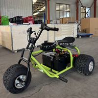 Kart électrique tout-terrain à 3 roues pour adultes, tricycle de course 1800W, kart 45 km/h, autonomie de 20 km, kart électrique puissant pour le drift