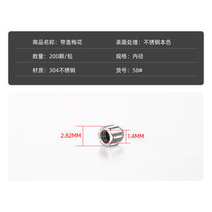 Écrou Torx à tête cylindrique 1,4 mm en métal massif pour réparation de montures de lunettes, 200 pièces, modèle 58 #   Pièces légères pour lunettes - Product Image 4