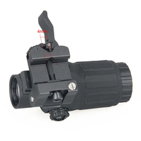 Vente chaude : Loupe à déclenchement rapide 3x + viseur holographique 558 combiné avec un support de 20 mm, viseur point rouge tactique