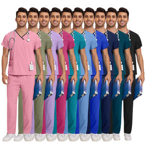 42169 Traje Quirúrgico, Camisón de Enfermería, Vestido de Enfermería para Mujer, Vestido de Maternidad con Cremallera Oculta, Uniformes Médicos - Product Image 1