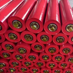 Nouveau rouleau de retour de convoyeur avec roulement à billes et <span class=keywords><strong>jante</strong></span> en <span class=keywords><strong>acier</strong></span> pour le soutien et le nettoyage du sous-bandeau - Product Image 3