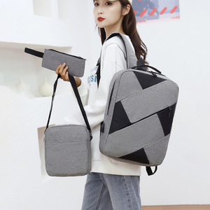 Nouveau modèle 3Pcs Sac à dos d'étudiant à la mode imperméable et décontracté pour ordinateur portable Sac d'école - Product Image 6
