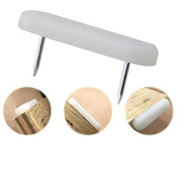 Meubles en plastique chaise jambe pieds coussinets glissent clous ongles meubles curseurs bois dur chaise jambe sol protecteurs armoire attaches