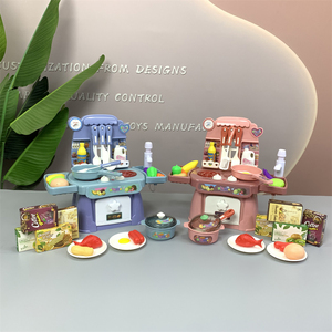 Kreatives Geburtstags geschenk DIY Mädchen geben Rollenspiel Simulation Lebensmittel Kochgeschirr Mini Küchen spielzeug Echtes Kochset Für Kinder - Product Image 6
