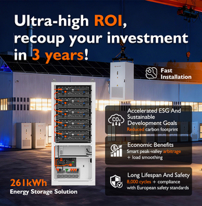 <b>Energy</b> Commercial Solar <b>System</b> With 261.248kWh LiFePO4 Batteries Pack Off Grid 400V AC <b>Energy</b> <b>Storage</b> <b>System</b> Cooling HP15 - Product Image 3