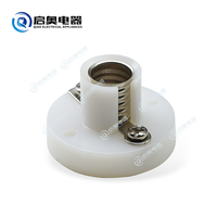 Linterna Mini de Alta Calidad QIAO QA-DCH008 con Conector de Base Espiral E10, Material de Cobre y PP en Blanco y Negro, Accesorios