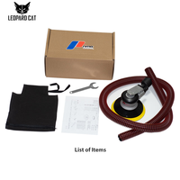 Ponceuse pneumatique orbitale PLM 6 pouces de qualité supérieure 150 mm avec poignée ergonomique pour ponçage de parquet et polissage de voiture