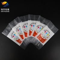 Sachets en plastique transparents thermoscellables pour bâtonnets glacés, conception personnalisée, imprimés sur mesure pour la crème glacée maison estivale