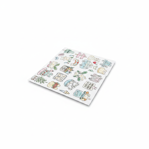 Pegatinas con Diseño de Conejitos, Estilo Ins, Suaves y Lindas, Paquete de Pegatinas para Decoración de Diarios, Adhesivos Kawaii de Dibujos Animados para Manualidades - Product Image 4