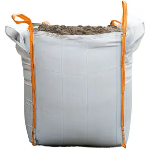 EGP Full Open Top PP Jumbo Bags PP Flat Bottom Super Sacks 1 Tonne Bulk Bag