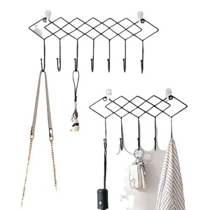 Gancio Decorativo Nordico Creativo per <span class=keywords><strong>Ingresso</strong></span>, Senza Foratura, per Appendere Cappotti e Chiavi, in Ferro Battuto - Product Image 5