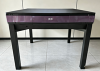 Table de mahjong électronique automatique multifonctionnelle pour le divertissement familial et les repas