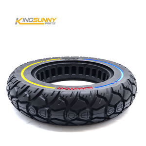 Pièces de trottinette électrique : Pneu plein alvéolé 10*2.125 pour M365, Ninebot F20, Inokim OX – Roue en caoutchouc anti-crevaison - Product Image 4