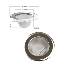 113 Fine lavello in rete argentata lavello cucina e <span class=keywords><strong>bagno</strong></span> pulitore di <span class=keywords><strong>scarico</strong></span> con piccola trappola di scarto per l'applicazione del pavimento - Product Image 1