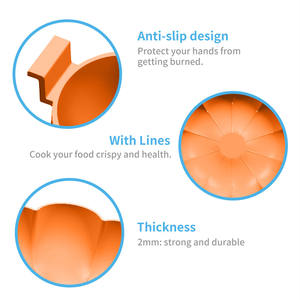 Nueva bandeja <span class=keywords><strong>de</strong></span> silicona para hornear, molde <span class=keywords><strong>de</strong></span> silicona con forma <span class=keywords><strong>de</strong></span> calabaza <span class=keywords><strong>de</strong></span> Halloween, molde para pasteles, cesta para <span class=keywords><strong>freidora</strong></span> <span class=keywords><strong>de</strong></span> <span class=keywords><strong>aire</strong></span> <span class=keywords><strong>de</strong></span> 8,5 pulgadas, olla - Product Image 3