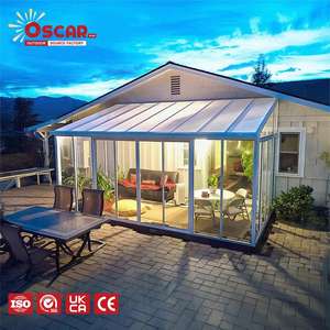 <span class=keywords><strong>Terraza</strong></span> Móvil <span class=keywords><strong>para</strong></span> Exteriores <span class=keywords><strong>para</strong></span> Todas las Estaciones con Techo Inclinado Automático, Pared Plana <span class=keywords><strong>de</strong></span> Policarbonato, Diseño Moderno <span class=keywords><strong>para</strong></span> Villas, Solárium - Product Image 1