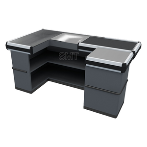 Comptoir de caissier de supermarché comptoir de magasin de détail dépanneur <span class=keywords><strong>comptoirs</strong></span> de caisse à vendre - Product Image 2