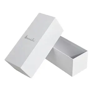 صندوق زيوت أساسية مصنوع يدويًا بحبر صويا صندوق بغطاء ومقاعدة مخصص من الورق المقوى الصلب بتصميم بسيط مخصص للعناية بالبشرة