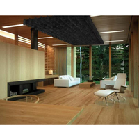 Panneau acoustique en feutre PET, panneaux muraux décoratifs absorbants le son en fibre de polyester, panneau acoustique en feutre moderne haute densité pour l'intérieur