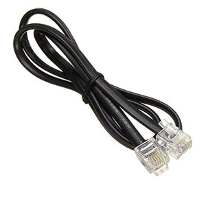 Ligne téléphonique finie à quatre cœurs RJ11 6P4C personnalisée différentes longueurs, grande quantité et excellente - Product Image 1