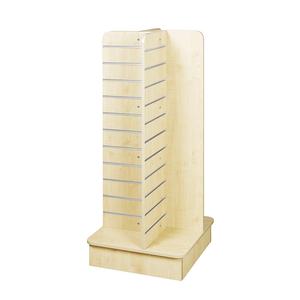 Étagère de présentation en bois pour vêtements, avec panneau en kapok, marque personnalisée, unique, mécanique, pour magasin - Product Image 3